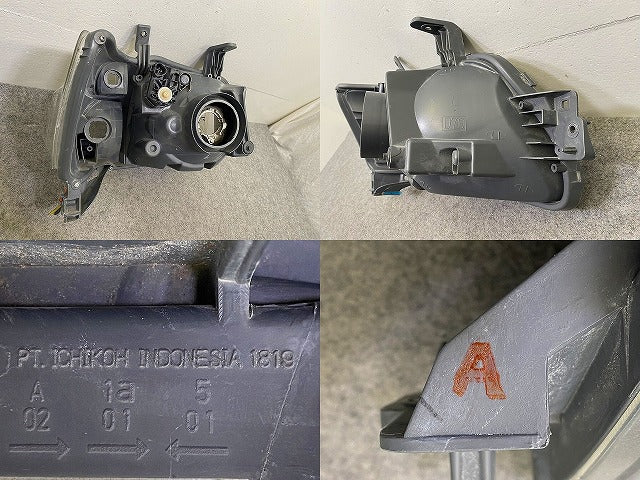 タウンエース/ライトエース S402M/S412M 純正 左 ヘッドライト/ランプ ハロゲン レベライザー 刻印A LH ICHIKOH 1819 トヨタ(149495)