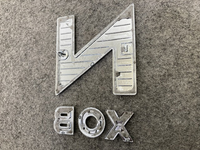 新車取り外し!N-BOX/NBOX Nボックス 純正 エンブレム/オーナメント ステッカー メッキ ホンダ(149623)