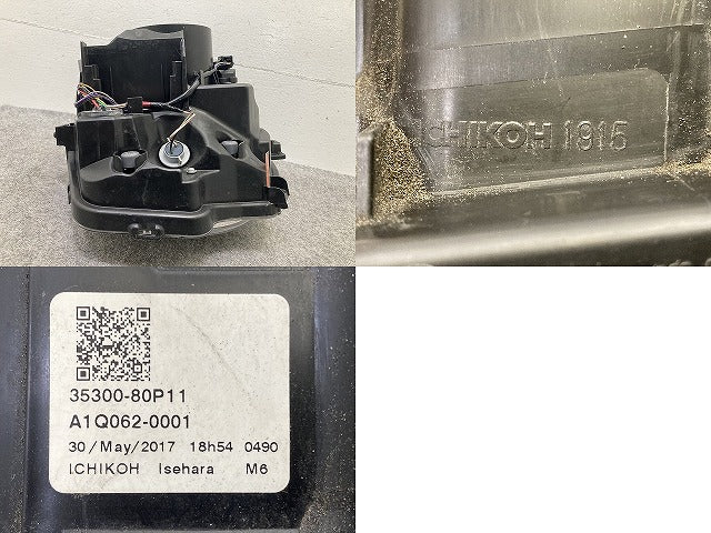 ラパン HE33S 純正 左 ヘッドライト/ランプ レベライザーキセノン HID AFS無 RH ICHIKOH 1915 35320-80P14 スズキ(149836)