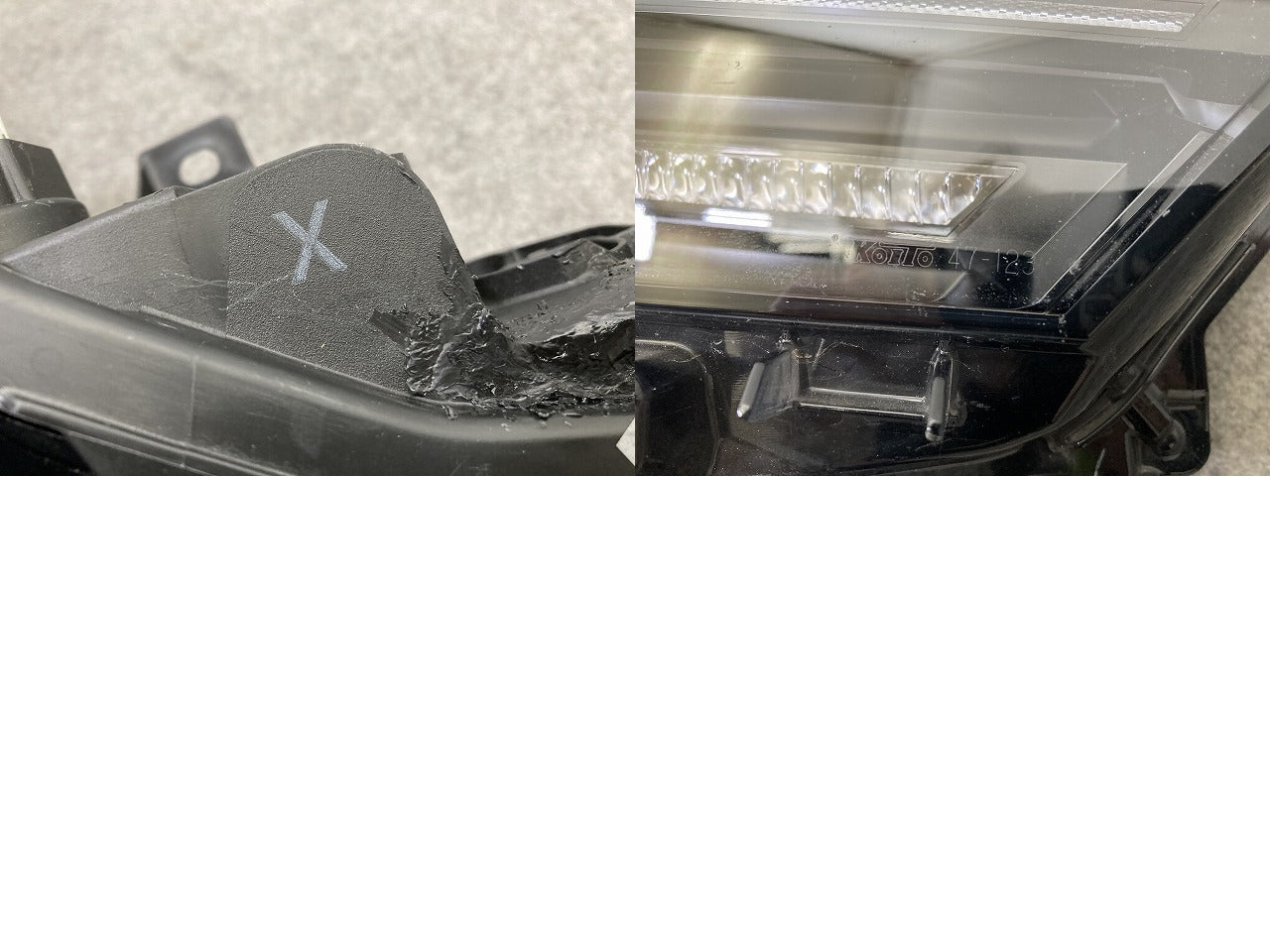 プリウス 60系/ZVW60/ZVW65/MXWH60/MXWH65/MXWH61 純正 右 ヘッドライト/ランプ LED 刻印X KOITO 47-123 81105-47A90 トヨタ(149860)