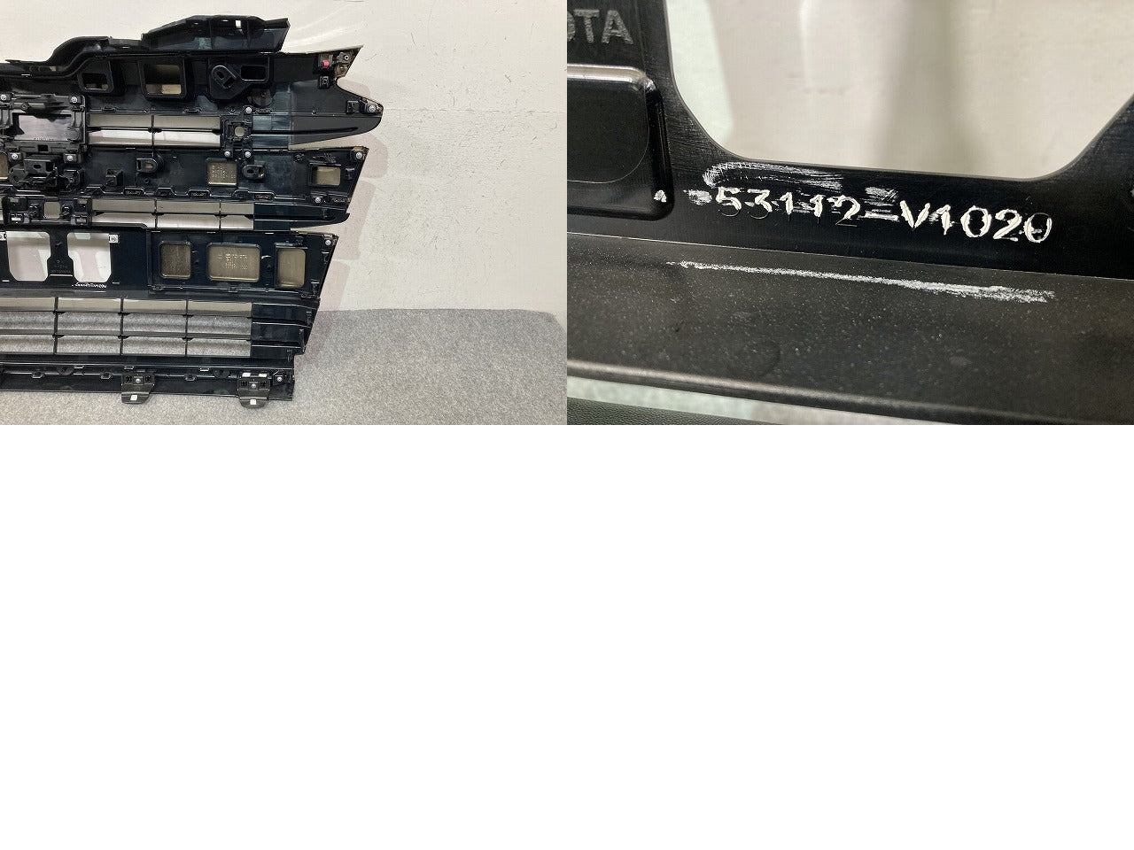 ノア NOAH 90系/MZRA90W/MZRA95W/ZWR90W/ZWR95W 純正 フロント グリル/ラジエーターグリル 53101-V1020/53112-V1020 メッキ トヨタ(149874)