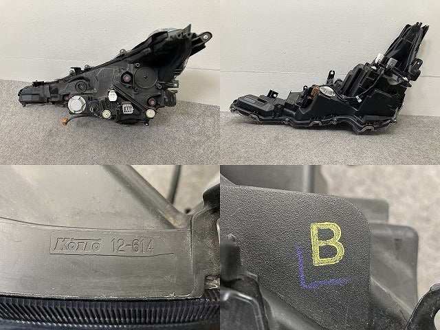 カローラ スポーツ 210系/NRE210H/NRE214H/ZWE211/213/219/MZEA12 純正 右 ヘッドライト/ランプ LED 刻印B RH 12-614 81105-12L10(149920)