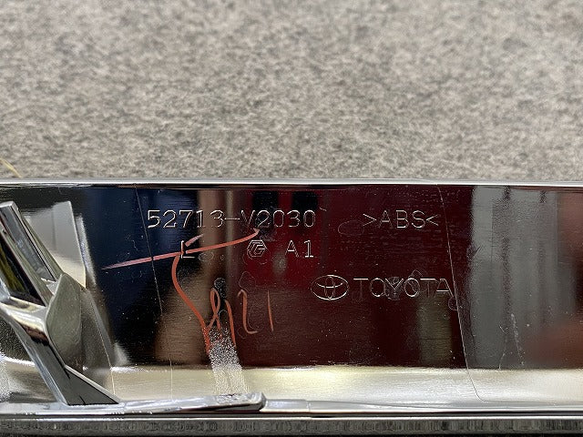 新車取り外し!アルファード 40系/AGH40W/AGH45W/AAHH40W/AAHH45W 純正 左 フロント ガーニッシュ 52713-V2030 メッキ トヨタ(150087)