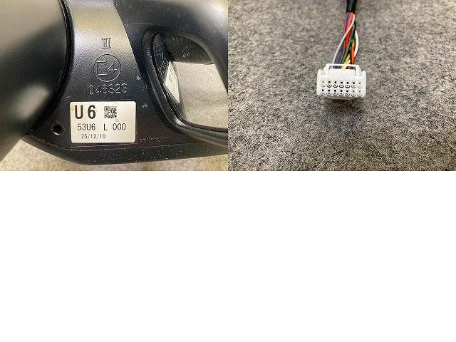 スペーシア MK94S 純正 左 ドアミラー 10線 カメラウインカー付 LH 046323/ST13 アーバンブラウンパールメタリック ZSF スズキ(150104)