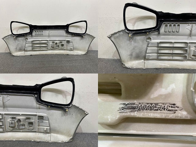 アルト HA36S/HA36V 純正 フロント バンパー ガーニッシュ付 71711-74P シルキーシルバーメタリック Z2S スズキ(150152)