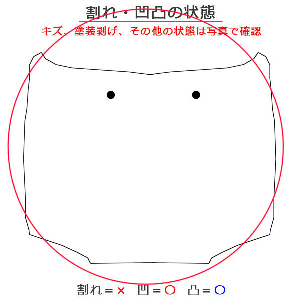 ライズ/ロッキー A200S/A210S/A200A/A210A/A202A 純正 ボンネット/エンジンフード シャイニングホワイトパール W25 トヨタ(150304)