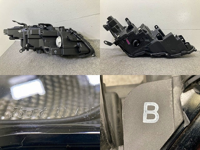 クラウン 220系/ARS220/AZSH20/AZSH21/GWS224 純正 左 ヘッドライト/ランプ LED 刻印B LH KOITO 30-450 81145-30P00 トヨタ(150108)