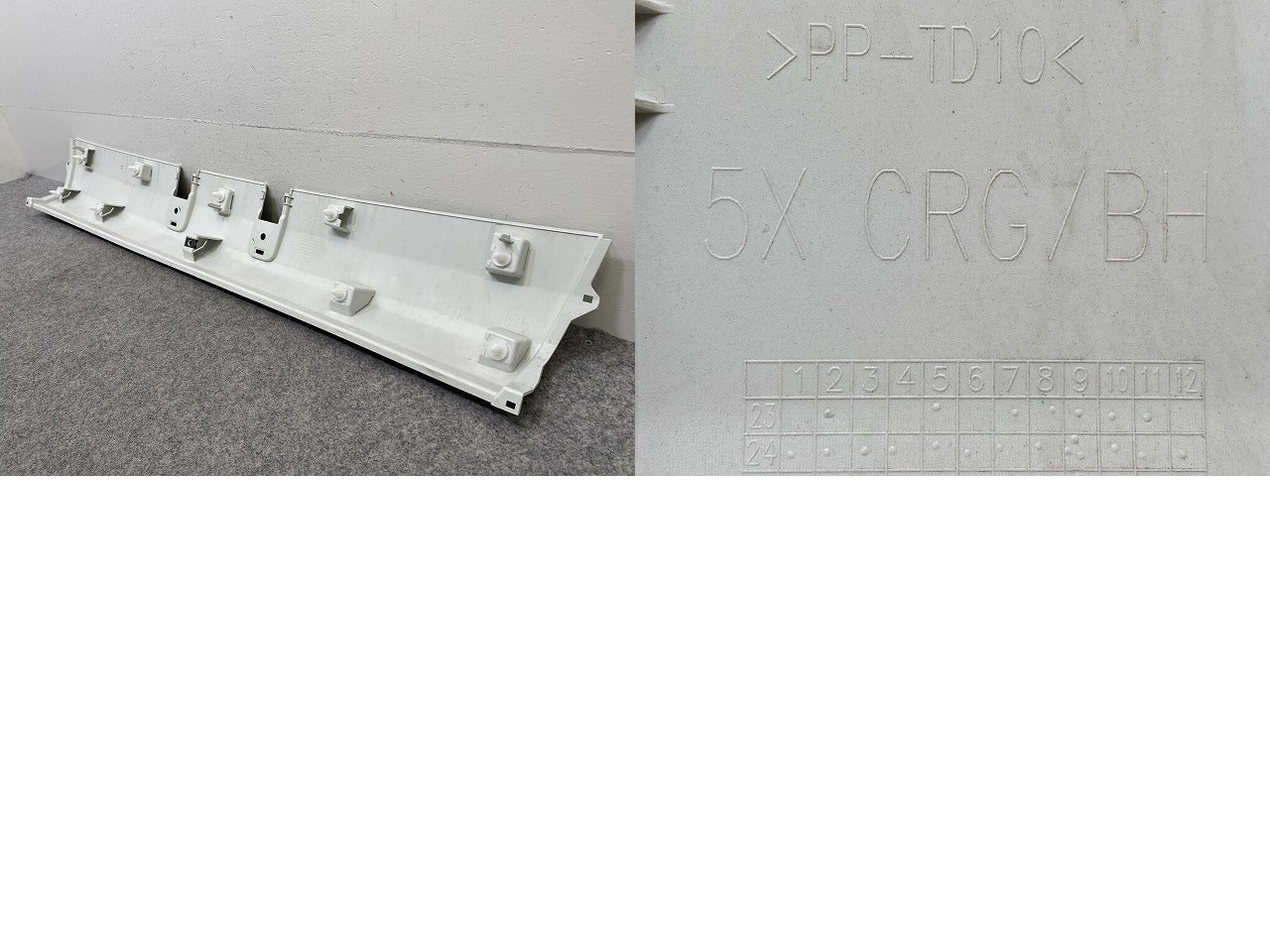新車取り外し!エルフ/フォワード 純正 フロント バンパー 4/5X CRG/5X CRG/BH/4/5X CRG 1-86722179-0 ホワイト ソリッド いすゞ(150384)