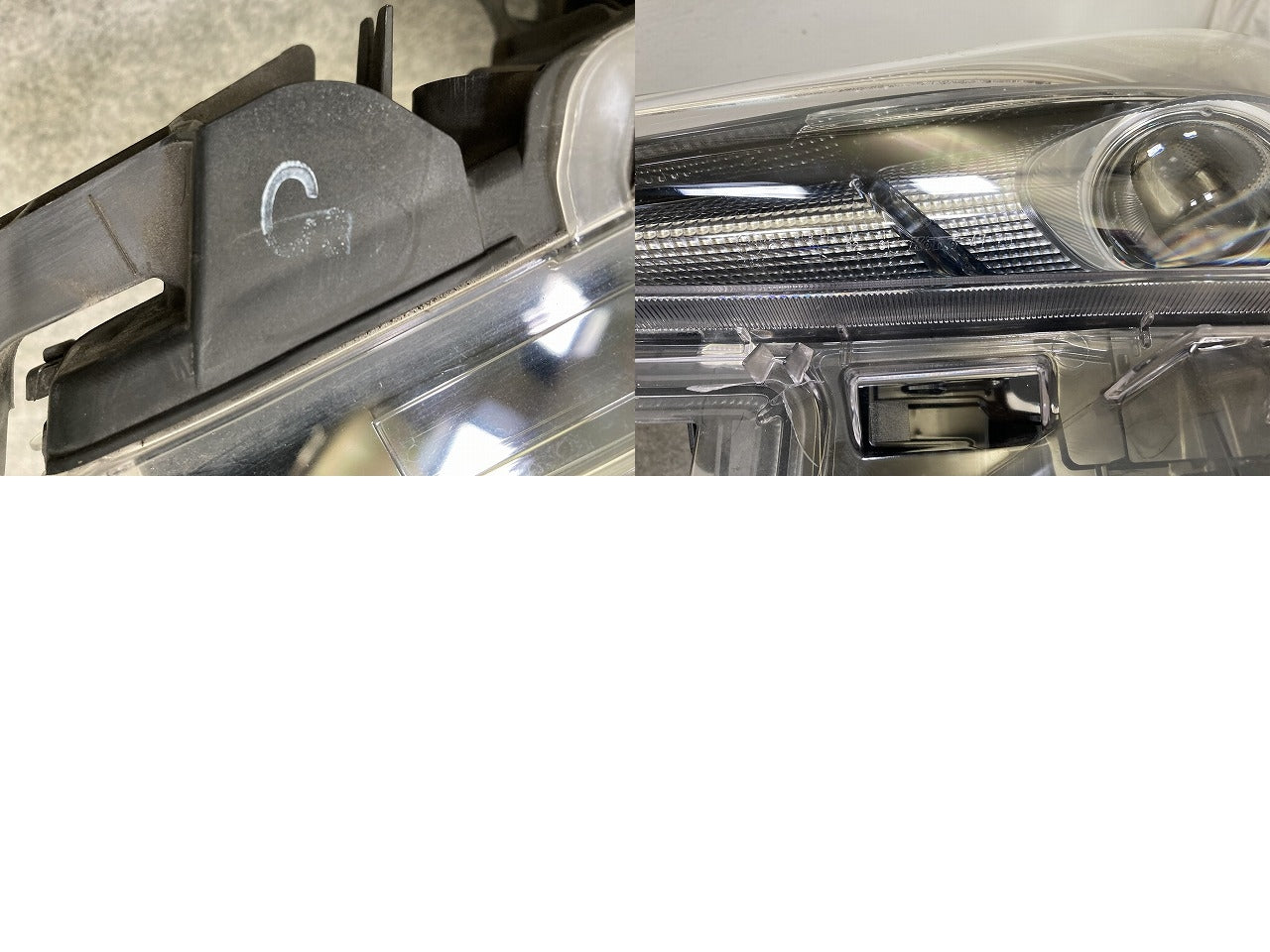 プリウス 50系/ZVW50/ZVW51/ZVW55 純正 前期 左 ヘッドライト/ランプ LED 刻印C3 LH KOITO 47-75 トヨタ(150550)