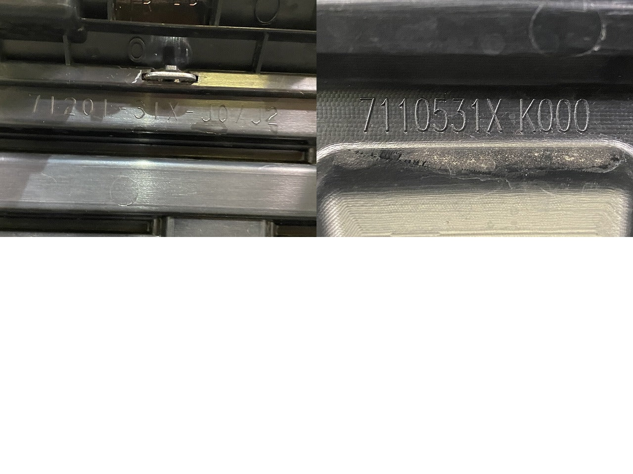 WR-V/WRV DG5 純正 フロント バンパー スポイラーグリル付 Fバンパー 7110131X K000 クリスタルブラックパール NH731P ホンダ(150679)