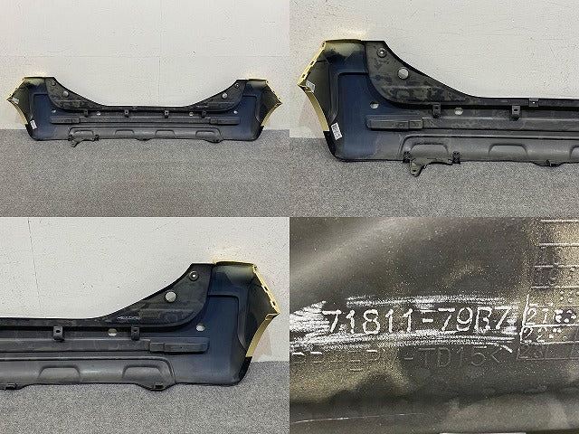 スペーシア ギア MK53S 純正 リア バンパー Rバンパー 71811-79R7 シフォンアイボリーメタリックホワイト2トーンルーフ 2BR スズキ(150718)