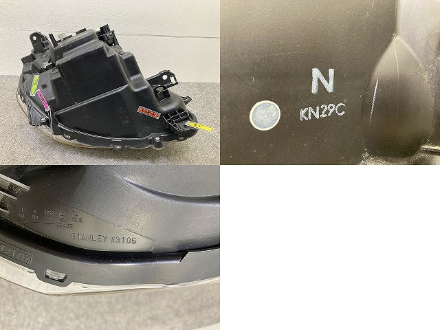 ジャンク!N-BOX/NBOX Nボックス JF3/JF4 純正 左 ヘッドライト/ランプ LED レベライザー 刻印N LH STANLEY W3105 ホンダ(150733)