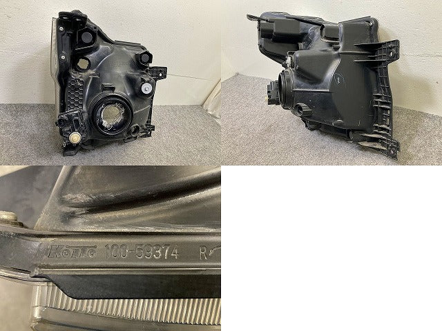 ワゴンR MH35S/MH55S 純正 左 ヘッドライト/ランプ ハロゲン レベライザー LH KOITO 100-59374 スズキ(150737)