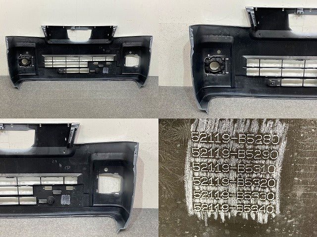 ハイゼット トラック S500P/S510P 純正 後期 フロント バンパー 52119-B5280/90/310/20/30/40 ブライトシルバーメタリック S28(150779)