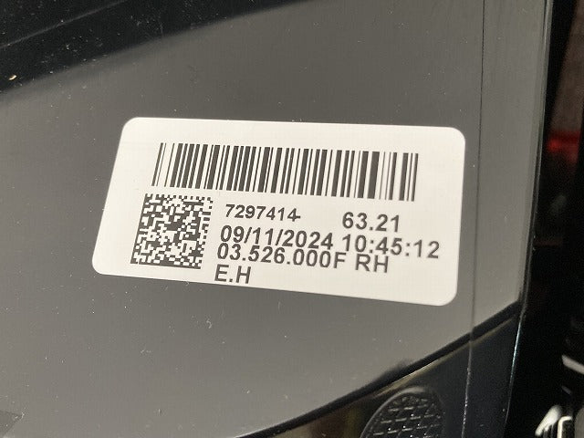 新品!F55 F56 F57 クーパー 純正 右 テールランプ/ライト/レンズ LED OLSA 03.526.000F 63217297414 MINI(151188)
