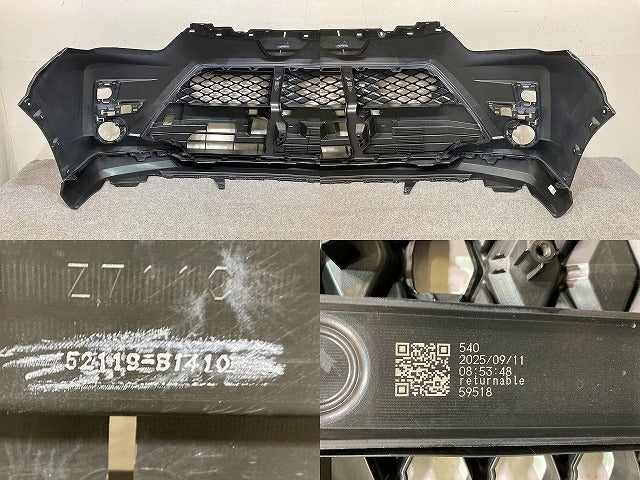 ライズ A200A/A210A/A201A/A202A 純正 フロント バンパー グリル付 Fバンパー 52119-B1410 ブラックマイカメタリック X07 トヨタ(151314)