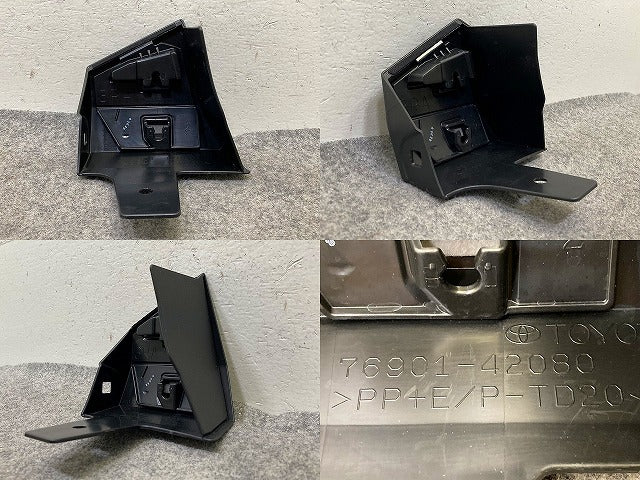 新車取り外し!RAV4 ラブ4 60系/AXAN64 純正 左右 ドア プロテクター マッドガード 2点セット 76901-42080/76902-42080 素地 トヨタ(151545)