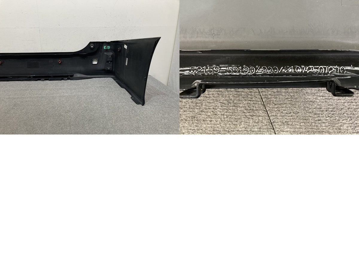 アルファード/ヴェルファイア 30系/AGH30W/AGH35W/GGH30W/GGH35W ハイブリッド/AYH30W 純正 リア バンパー 52159-58190 220 トヨタ(151788)