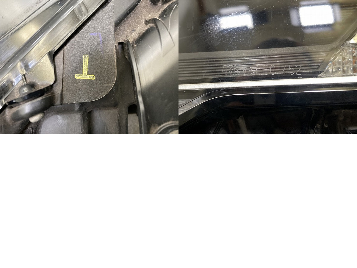 クラウン RS 220系 ARS220 GWS224 AZSH20 純正 左 ヘッドライト/ランプ LED 刻印T KOITO 30-452 トヨタ(152115)