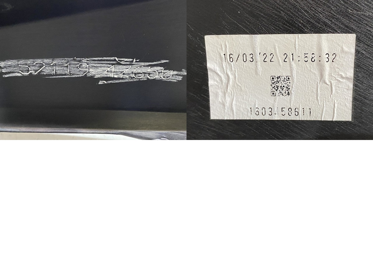 プリウスα/アルファ ZVW40W/ZVW41W 純正 後期 フロント バンパー 52119-47650 アティチュードブラックマイカ 218 トヨタ(152129)