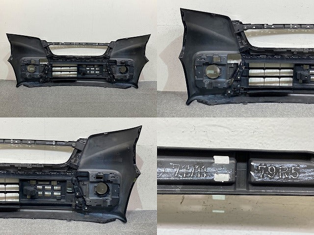 スペーシア カスタム MK53S 純正 フロント バンパー ガーニッシュ付 71711 79R5 ブルーイッシュブラックパール3 ZJ3 スズキ(152244)
