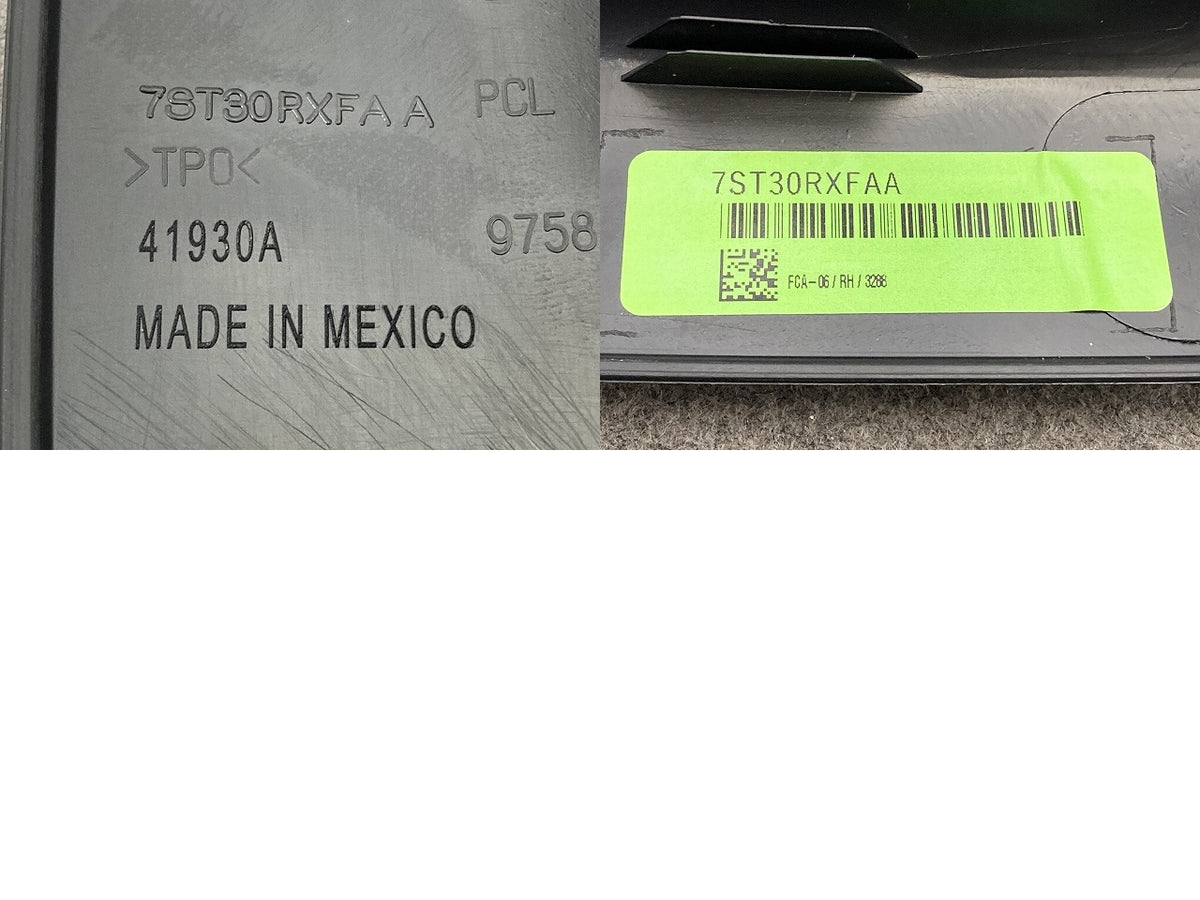 新品!ジープコンパス M624 純正 右 フロント フェンダーアーチモール/オーバーフェンダー 7ST30RXFAA 素地 クライスラー(152369)