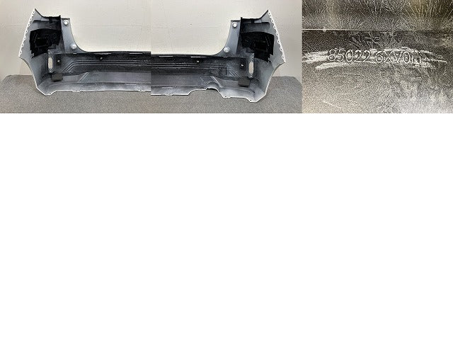 ノート/NOTE E13/SNE13 純正 後期 リア バンパー Rバンパー 85022 6XV0H ピュアホワイトパール QAC 日産(152388)