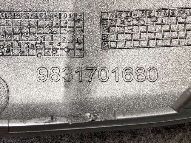 新品!2008 P24/2020- 純正 フロント バンパー ロア グリルモール ガーニッシュ 9831701680 98317016VV シルバー プジョー(152422)