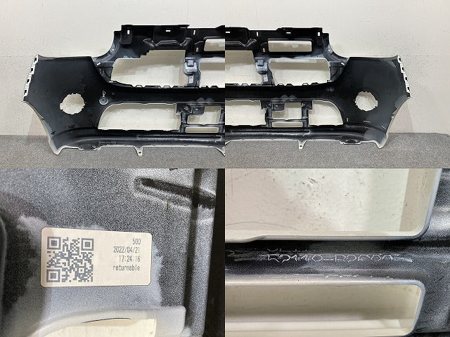 ムーヴ キャンバス/キャンパス LA800S/LA810S 純正 フロント バンパー Fバンパー 52119-B2C80/90 パールホワイトIII W24 ダイハツ(152433)