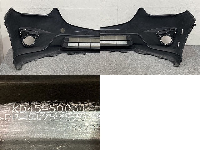 CX-5/CX5 KE2FW/KE2AW KE5FW/KE5AW KEEFW/KEEAW 純正 フロント バンパー KD45-50031 ブラック メタリック マツダ(152601)