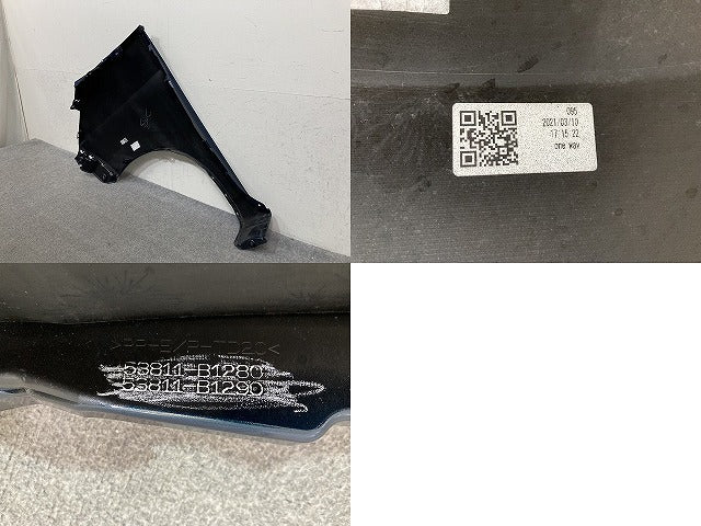 ルーミー M900A/M910A 純正 右 フロント フェンダー 53811-B1280/90 レーザーブルークリスタルシャイン B82 トヨタ(152604)