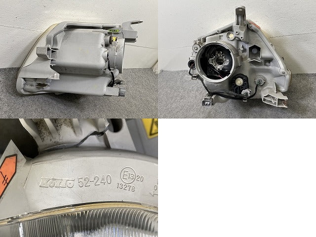 ジャンク!シエンタ NCP81G/NCP85G 純正 右 ヘッドライト/ランプ ハロゲン レベライザー KOITO 52-240 81145-52E50 トヨタ(152742)