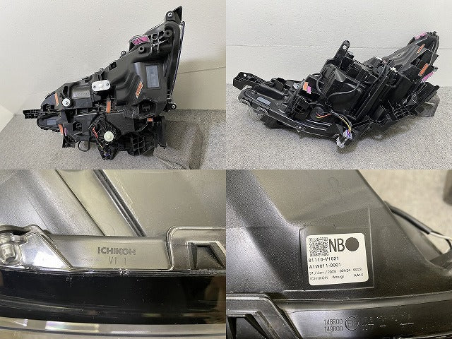 ノア NOAH 90系/MZRA90W/MZRA95W/ZWR90W/ZWR95W 純正 右 ヘッドライト/ランプ LED レベ ICHIKOH V1-1 81110-V1021(152747)