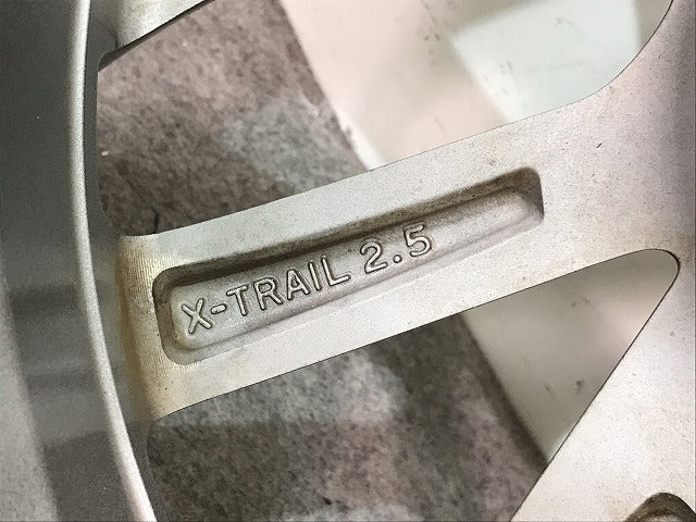 エクストレイル 20Xtt エマージェンシーブレーキパッケージ T32/NT32 タイヤホイール 1本 18X7J/ET45/PCD114.3/5H/5穴/ハブ径66mm(103944)