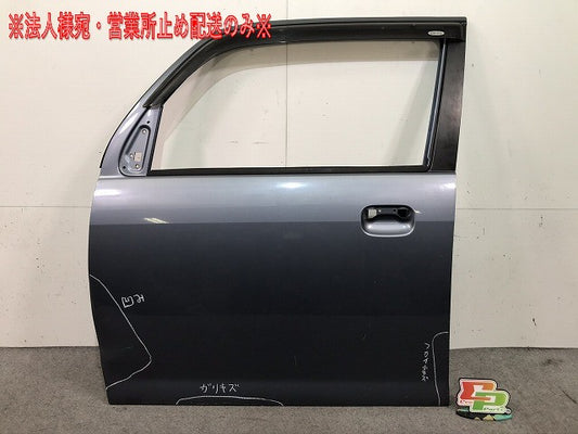 ミラジーノ L650S/L660S 純正 左フロントドア バイザー付 スチールグレーメタリック カラーNo.S30 ダイハツ(105248)