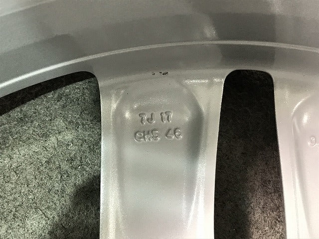 美品! プジョー 508 W25F02/W2W5F02 純正 ホイール 1本のみ 17ｘ7J/ET46/5穴/PCD108/ 9671401377/04322X(106027)