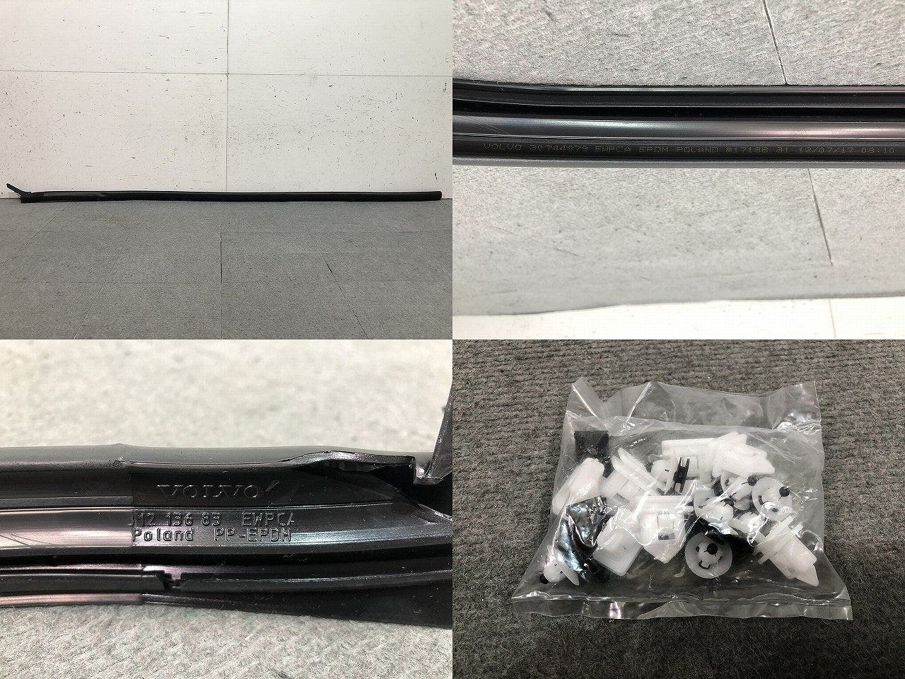 新品! XC60 DB系/2009-2013 純正 右サイドステップ/サイドスカート付属品2点有り 31449588 31349588 ボルボ (106087)