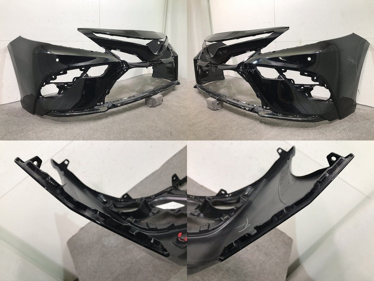 カムリ AXVH75/AXVH70 純正 フロントバンパー 52119-33B00/52119-3T939 アティチュードブラックマイカ カラーNo.218 トヨタ(106361)