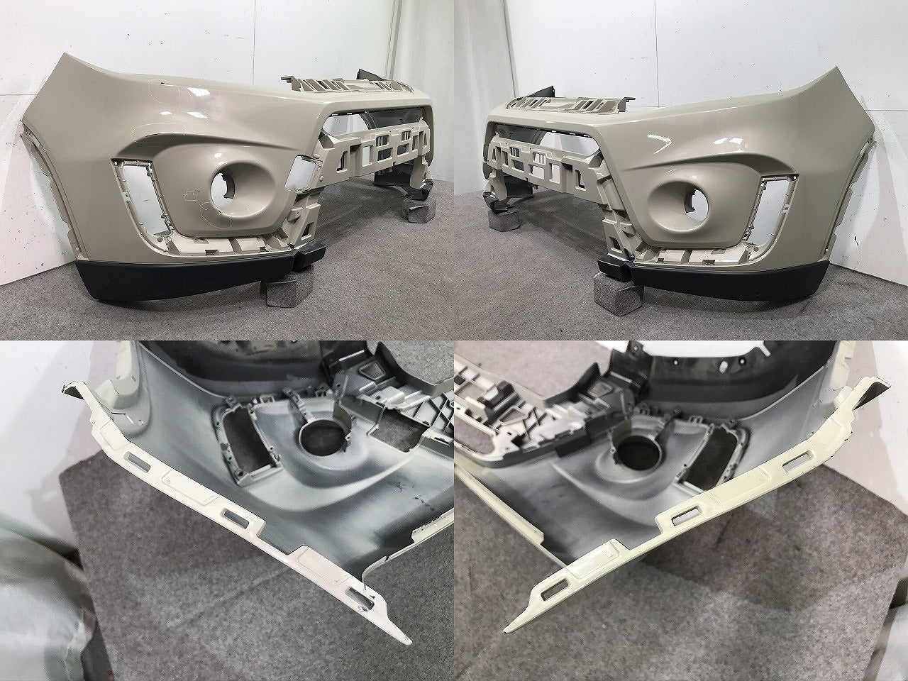 エスクード/YE21S/YD21S/YEA1S 純正 後期 フロントバンパー 71711 86R サバンナアイボリーメタリック ブラック2トーン No.A9N(106762)