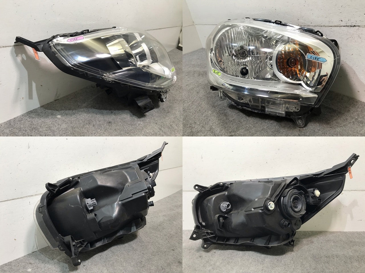 デイズ B21W 純正 右ヘッドライト/ランプ ハロゲン レベライザー STANLEY W1047 日産(107167)
