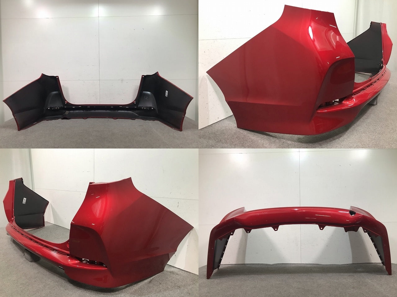 シャトル GK8/GK9 純正 後期 リアバンパー 71501-TD4-J500 プレミアムクリスタルレッドメタリック カラーNo.R565M ホンダ(107335)