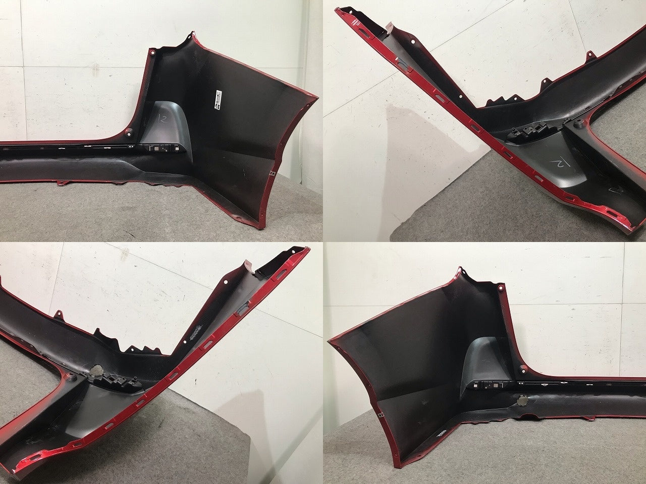 シャトル GK8/GK9 純正 後期 リアバンパー 71501-TD4-J500 プレミアムクリスタルレッドメタリック カラーNo.R565M ホンダ(107335)