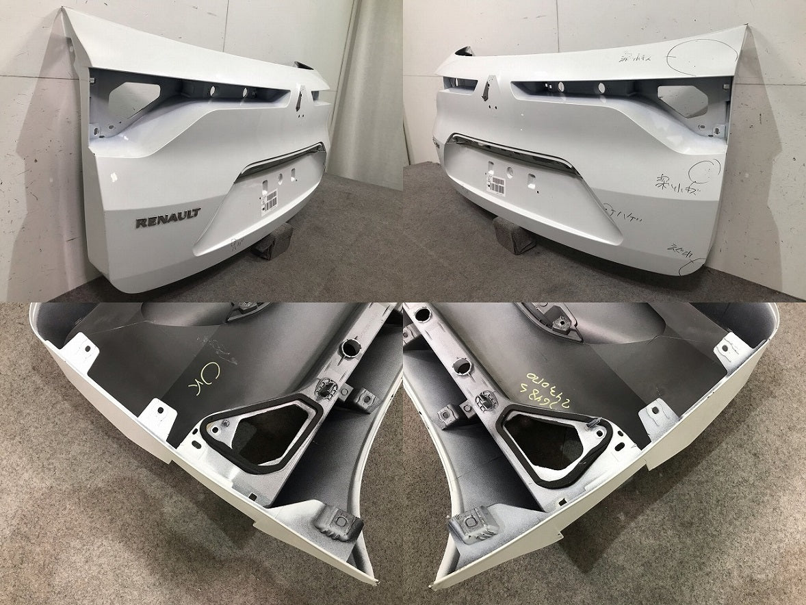 メガーヌ KBM5M/KBH5F 純正 リアゲートパネル/バックドア/バックパネル 901525374R ブランナクレＭ カラーNo.QNC ルノー(107489)