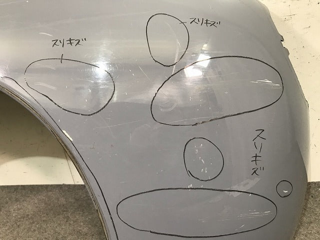 フィガロ FK10 純正 右フロントフェンダ― 63112 37B00 ラピスグレー カラーNo.WK4 日産(107577)