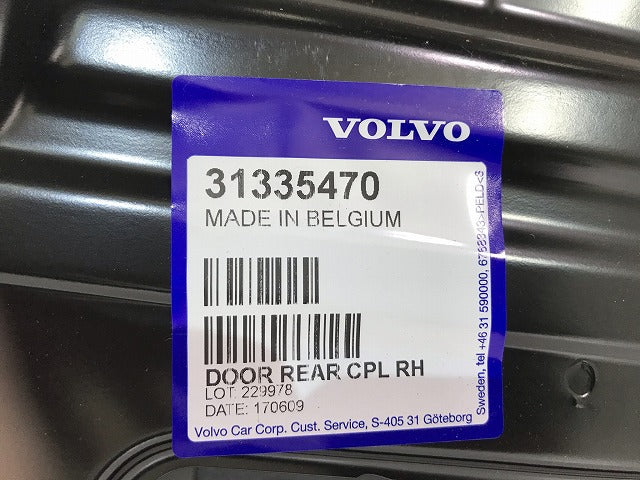 新品! V50 MB系 2004-2012 純正 右リアドア 31335470 V31335470 素地 ボルボ(107692)