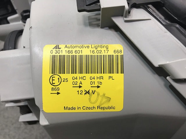 ジャンク! Cクラス W203 2000-2007 社外 左ヘッドライト ハロゲン Automotive Lighting 668/0301166601/A2038260191 2038200761(107704)