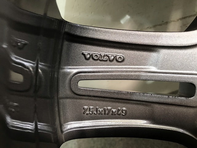 新品! V70/S60 SB系/ 2000-2008 純正 ホイール 1本のみ 7.5Jｘ17/ET49/5穴/PCD108/ハブ径63mm/V 30695231 ボルボ(107721)