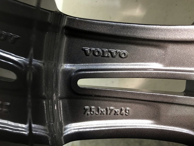 新品! V70/S60 SB系 2000-2008 純正 ホイール 1本のみ 7.5Jｘ17/ET49/5穴/PCD108/ハブ径63mm/V 30695231 ボルボ(107738)