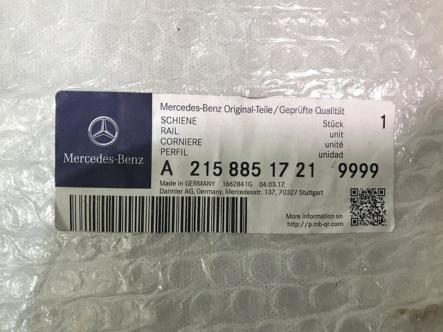 新品! CLクラス W215 1999-2006 純正 左フロントバンパーモール A 215 885 17 21 21588517219999 メルセデスベンツ(107807)