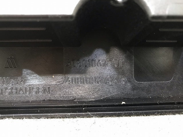 新品! A8(D4) 2010-2013 4H系 純正 フロントライセンスブラケット 4H0 807 285 T/4H0 807 285 AB 4H0807285ABT94 黒 アウディ(108020)